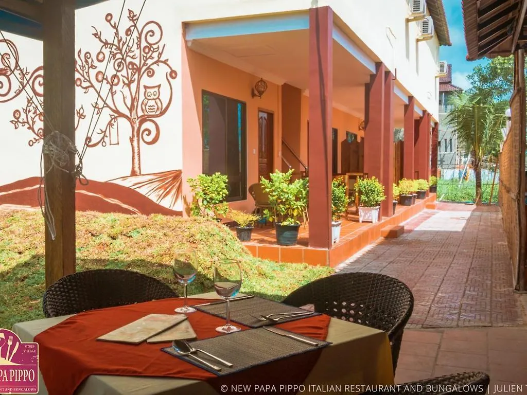 New Papa Pippo Italian Restaurant & Bungalows Otel Sihanoukville Konukevi